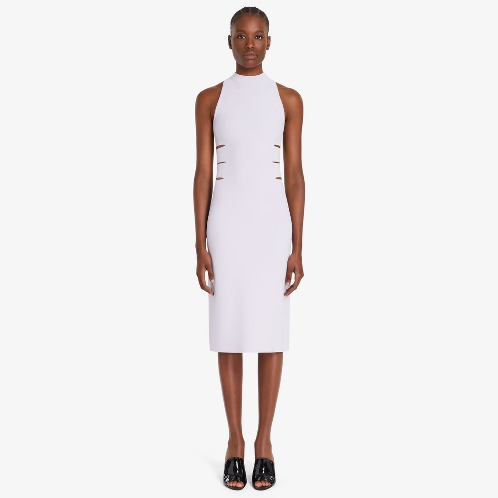 ALAIA Sleeveless Knit Tube Dress In Parme FR 38 US 6 M Org $2,590